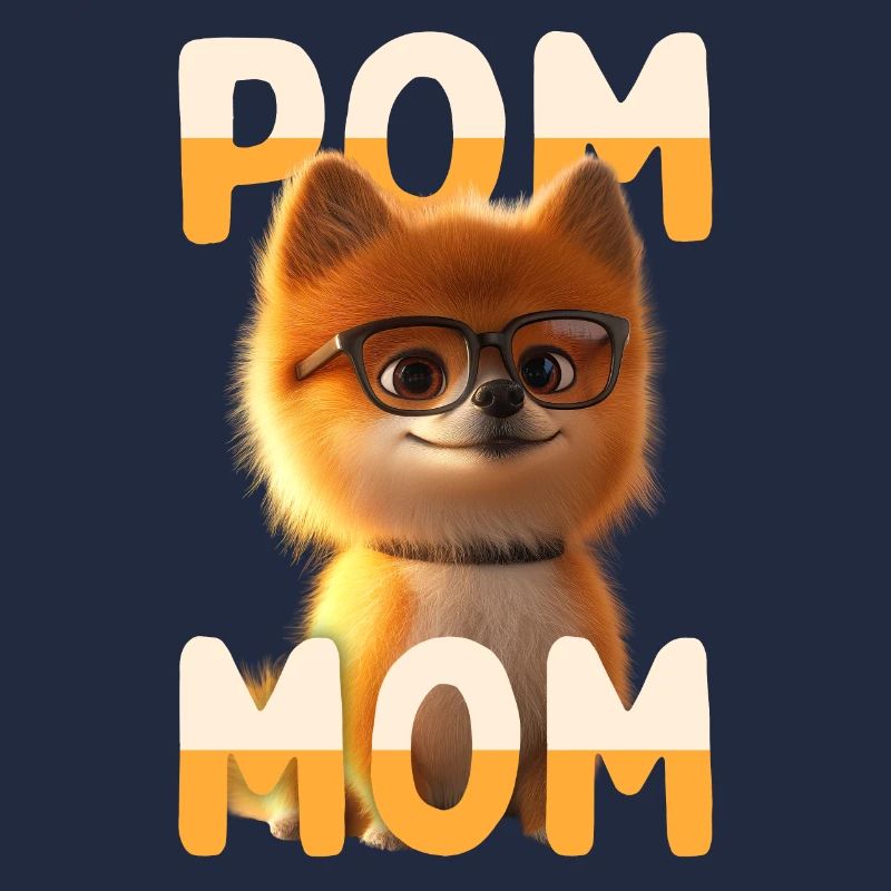 Pom Mom Zwergspitz Mommy Spitz Mama Muttertag Mom