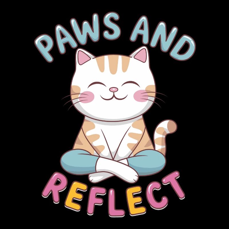 Paws And Reflect Katze Yoga Meditation