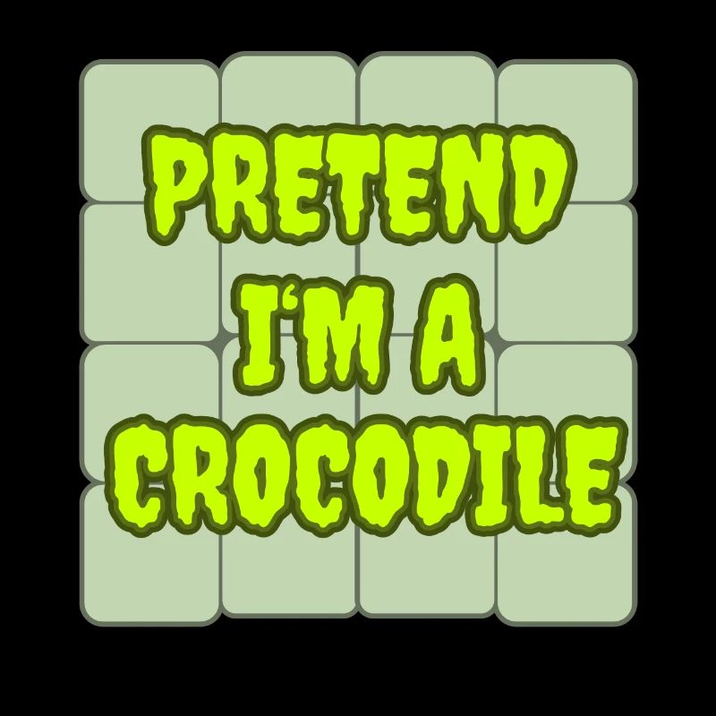 Pretend I’m a Crocodile - Krokodil Kostüm
