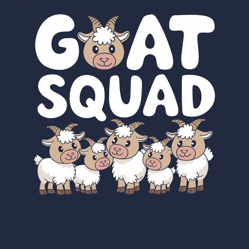 Ziege Gruppen Design Ziege Squad