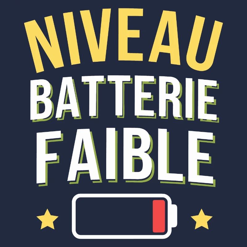Niveau batterie faible