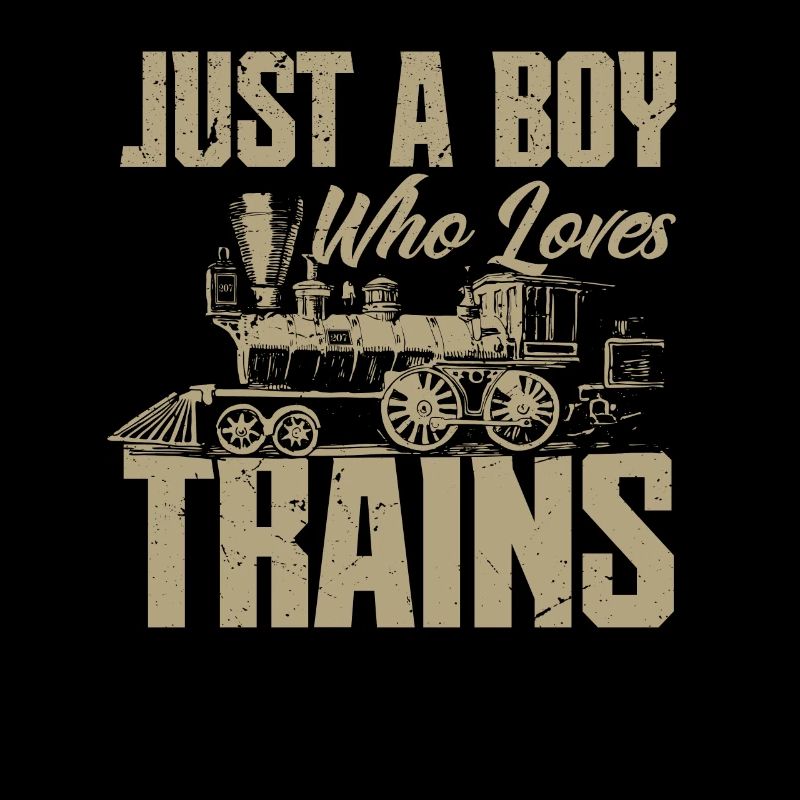 Only a boy who loves trains