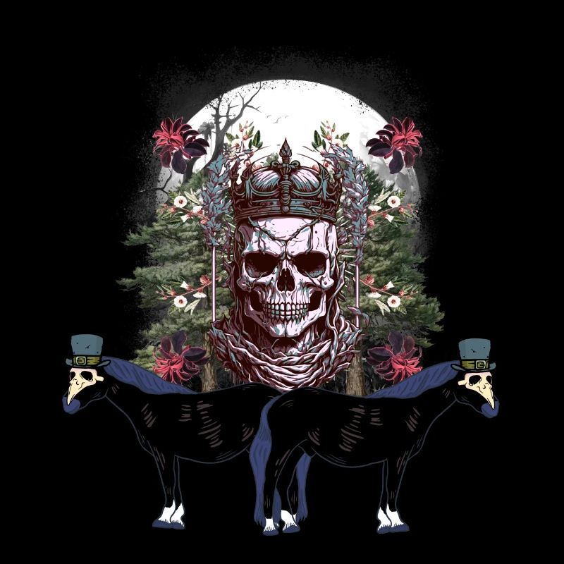Mystical Halloween Ghost Ghosts Horse King