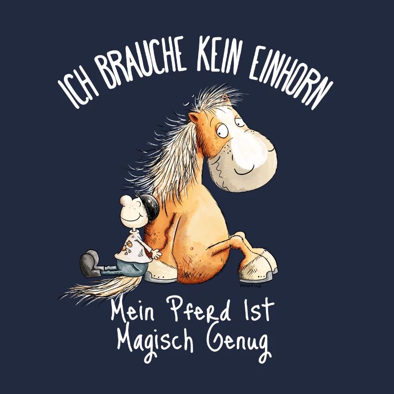 Pferd Einhorn Spruch Pferdefreunde