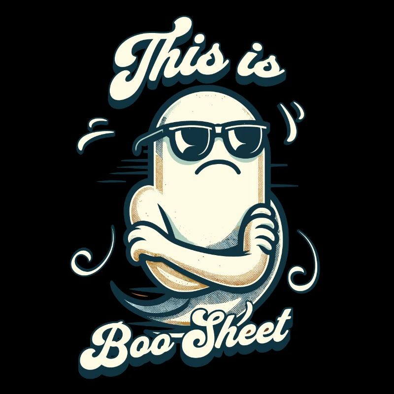 Funny Halloween Boo Sheet Ghost