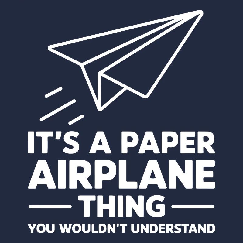 Papierflieger Spruch Witz Papierflugzeug Geschenk