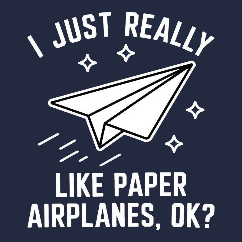 Papierflieger Spruch Witz Papierflugzeug Geschenk