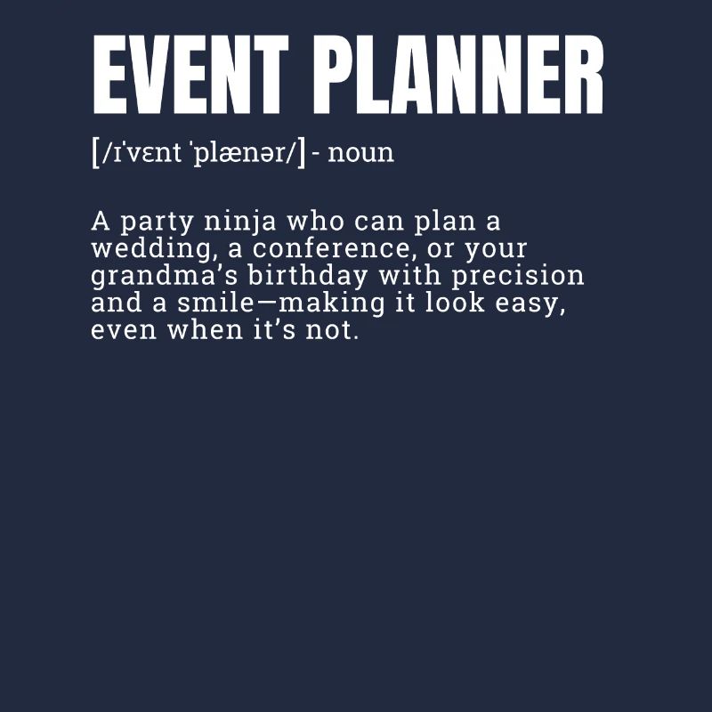 Creative Event Planner Definition T-Shirts