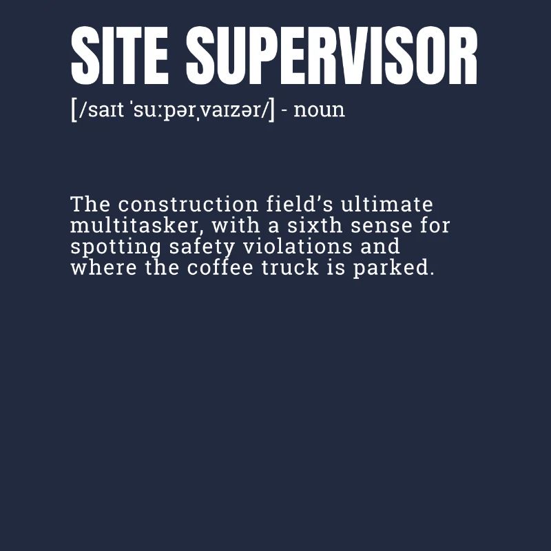 occupations, design for men, site supervisor, funn