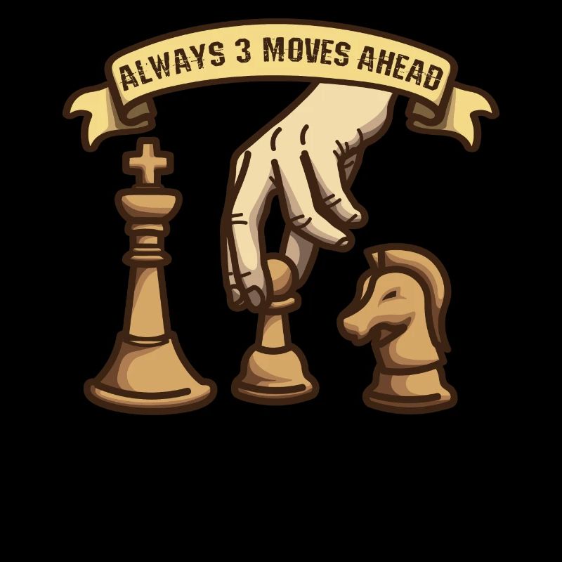 Toujours 3 coups d’avance Échiquier Échecs