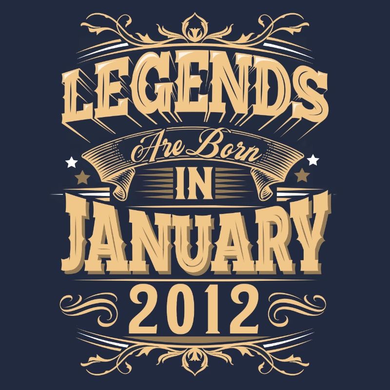 Légende de l’anniversaire de janvier 2012