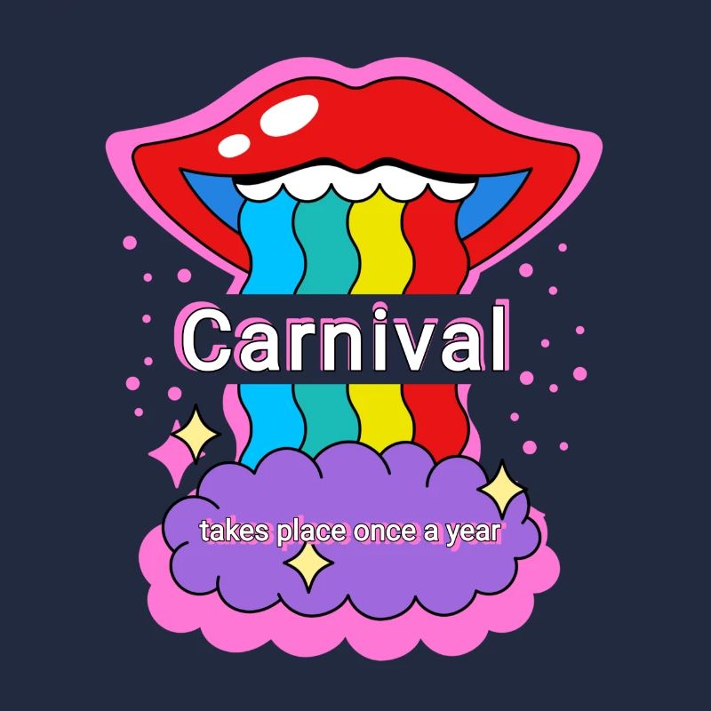 Carnival Regenbogen Farben