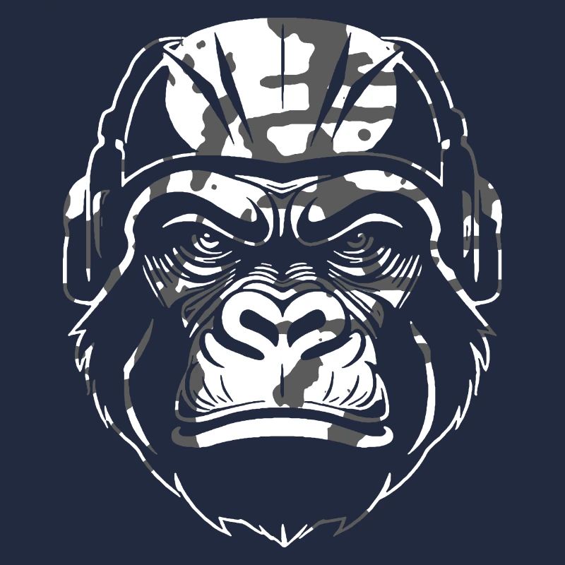Style camouflage Gorilla