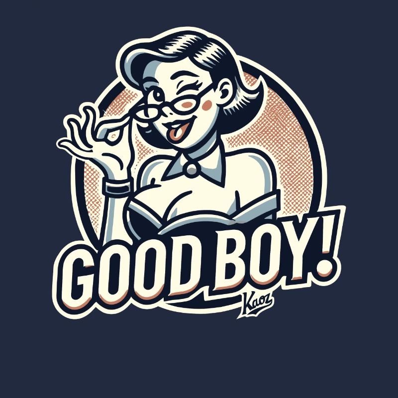 Belle dame nerd stricte : Bon garçon !