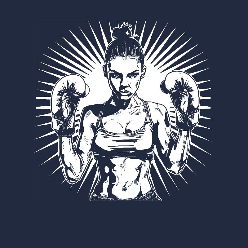 Weiblicher Boxer