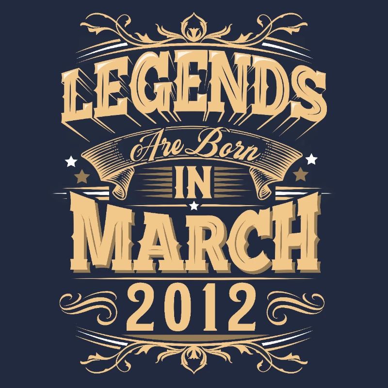 Légende de l’anniversaire de mars 2012
