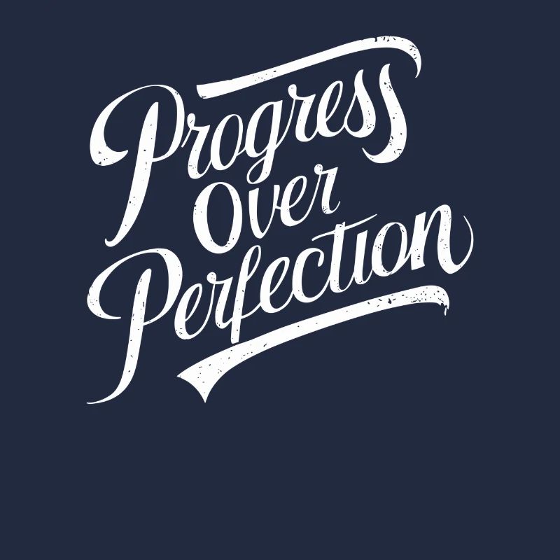 Fortschritt Über Perfektion Motivation
