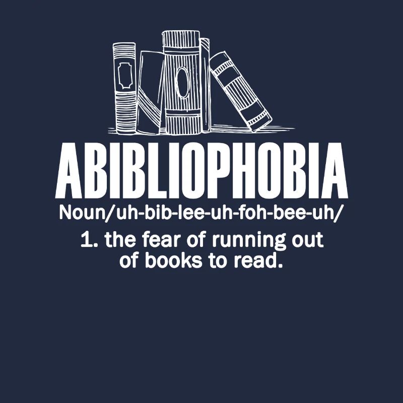 Abibliophobie Bücherwurm Lesebücher