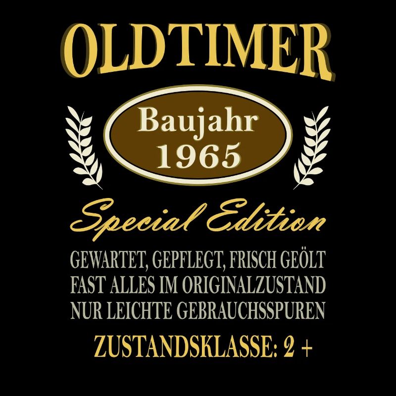 Runder Geburtstag 60 Jahre Jahrgang 1965 Oldtimer