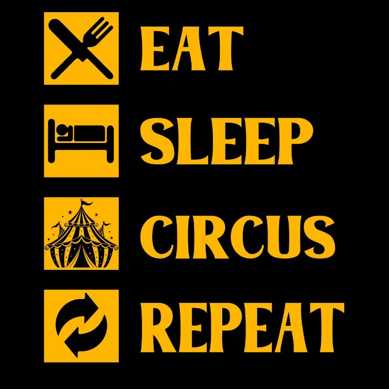 Manger dormir Circus Répéter