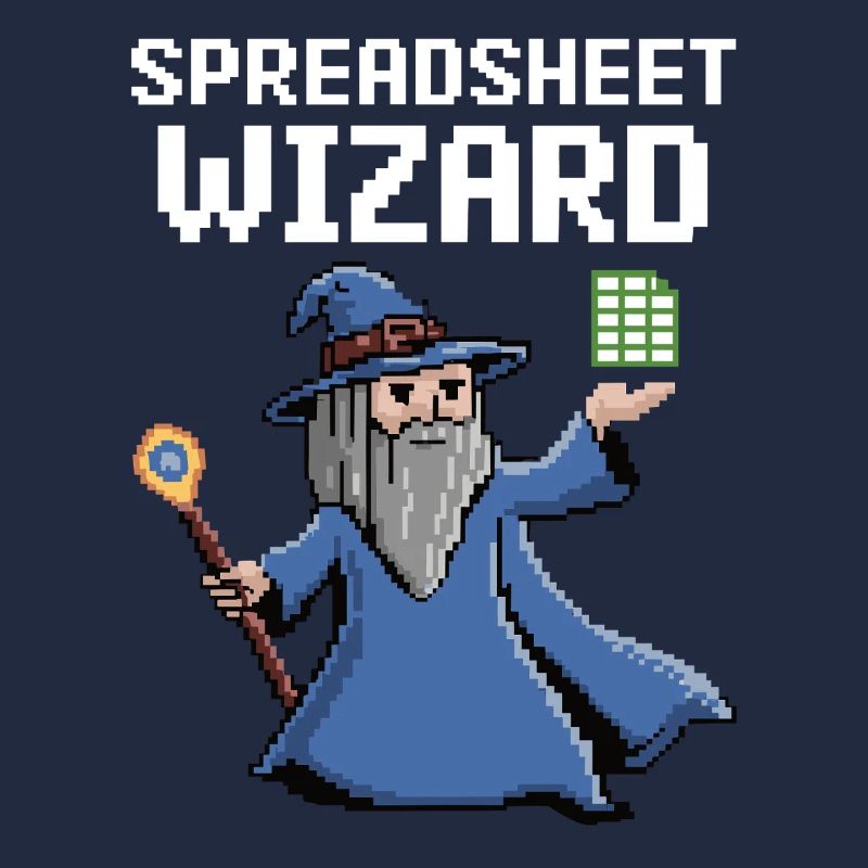 Tabellenkalkulations-Assistent Lustiger Controller Buchhalter