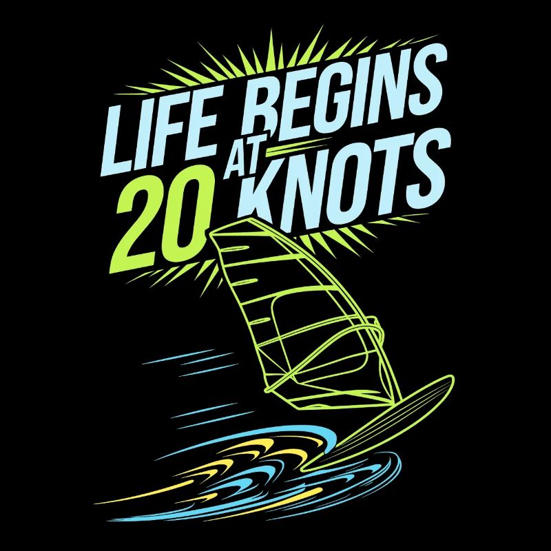 La vie de windsurfer commence à 20 nœuds Windsurfer