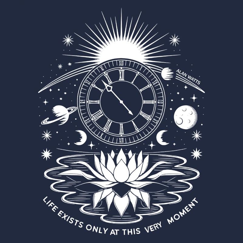 Moment présent | Alan Watts Lotus Design