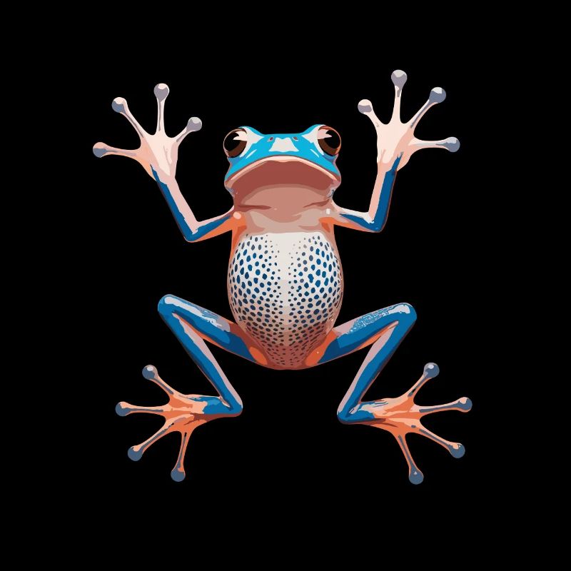 Fascinating frog artwork for nature lovers