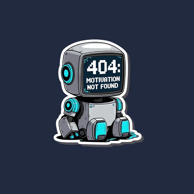 404 Motivation Not Found – Roboter am Limit