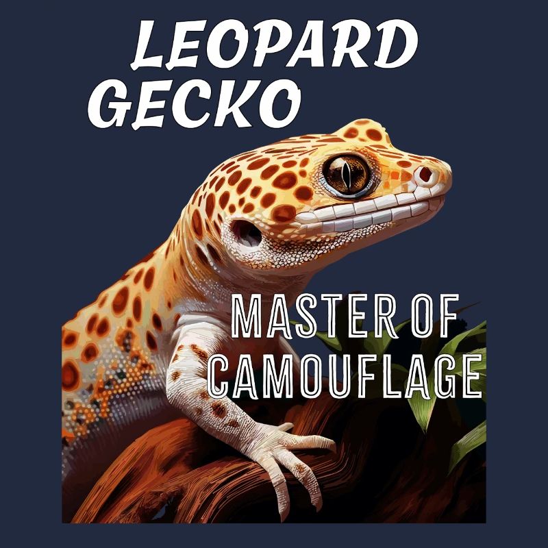 GECKO LÉOPARD MAÎTRE DU CAMOUFLAGE