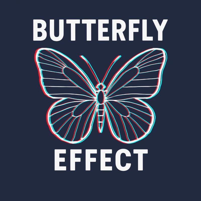 Butterfly Effect – Minimalist design with 3D