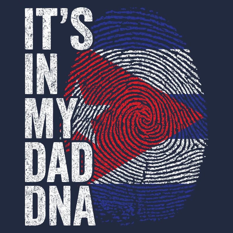 Drapeau Cuba Empreinte Papa Cubain