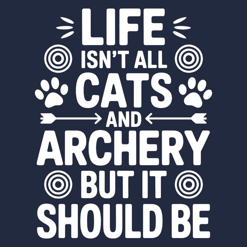 Bogenschießen Spruch Katzen Bogenschießen Geschenk