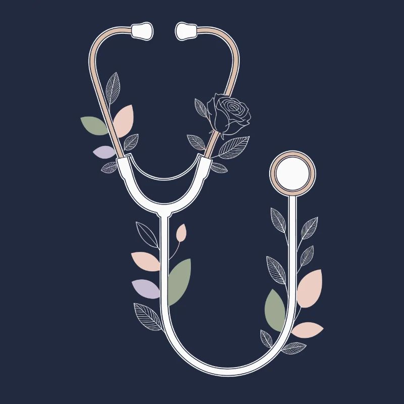 Floral Stethoscope Design