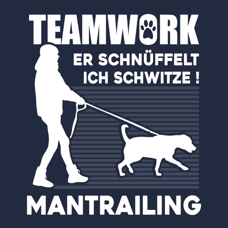 Mantrailing Teamwork - Er Schnüffelt Ich schwitze