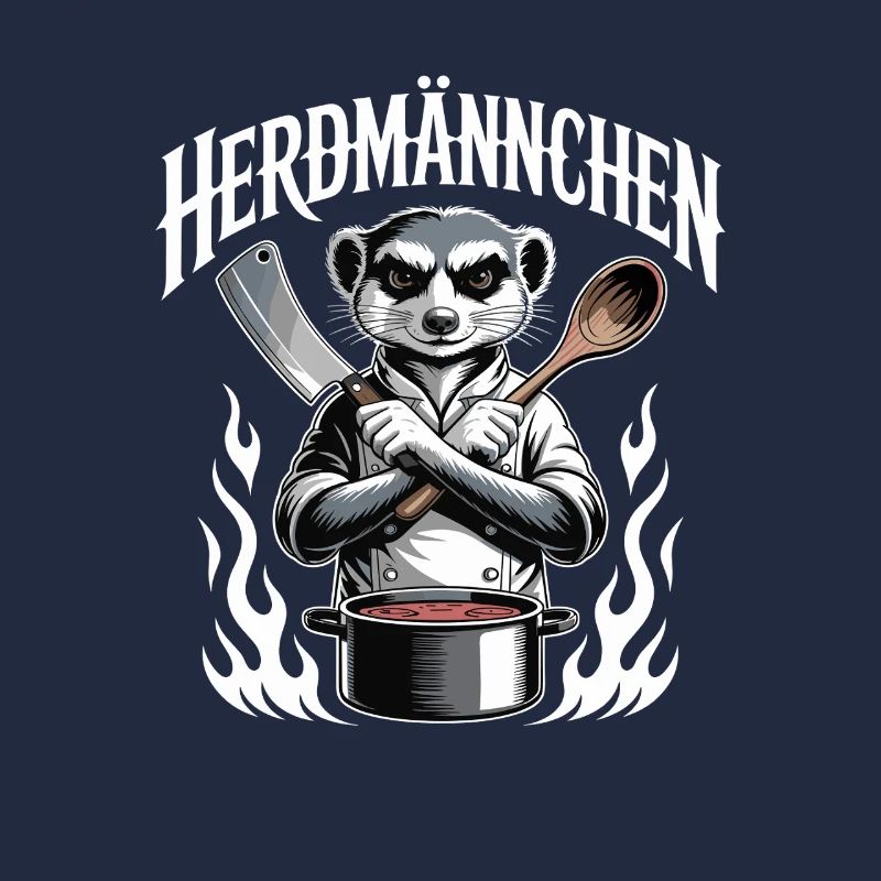 Herdmannchen Kochen Lustiger Koch Herdmannchen