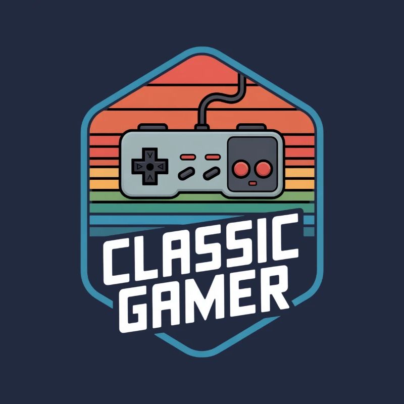 Classic Gamer Retro Controller Nostalgie