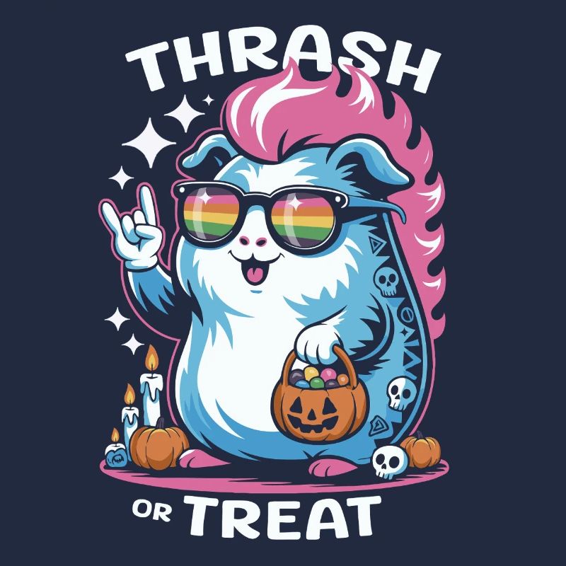 Effrayant cochon d’Inde hamster Halloween fun
