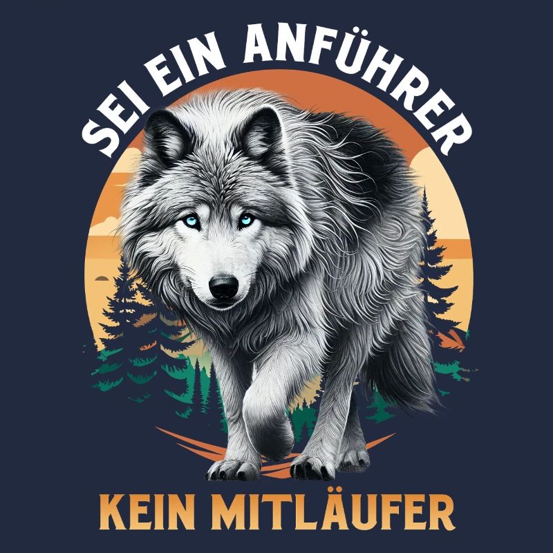 Wolf Spirit SEI EIN ANFÜHRER KEIN MITLÄUFER Lustig