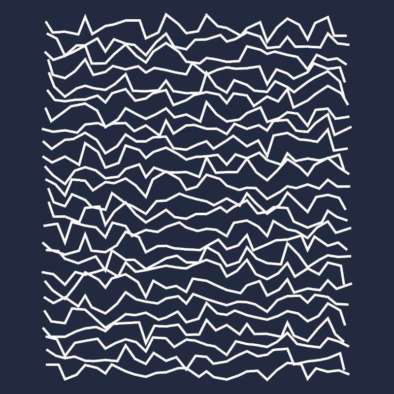 Ligne en zigzag Bruit abstrait