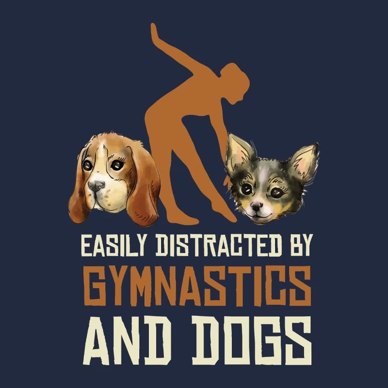 Ablenkung durch Gymnastik und Hunde