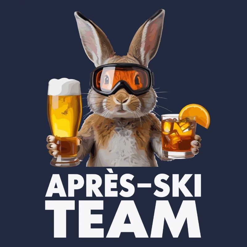Équipe de lapins après-ski