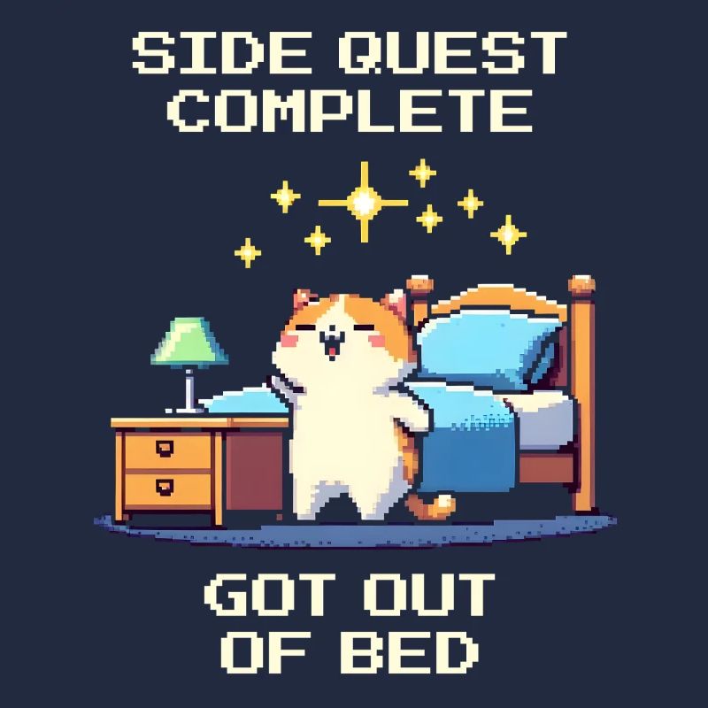 Quête secondaire terminée : Sortir du lit, accomplissement quotidien