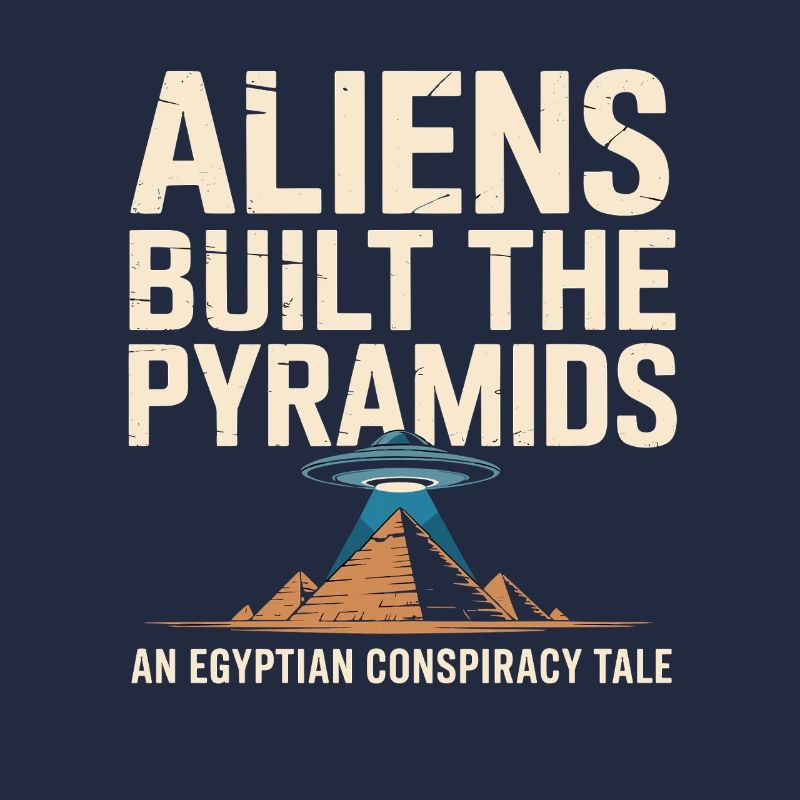 Aliens built the pyramids: an Egyptian pyramid