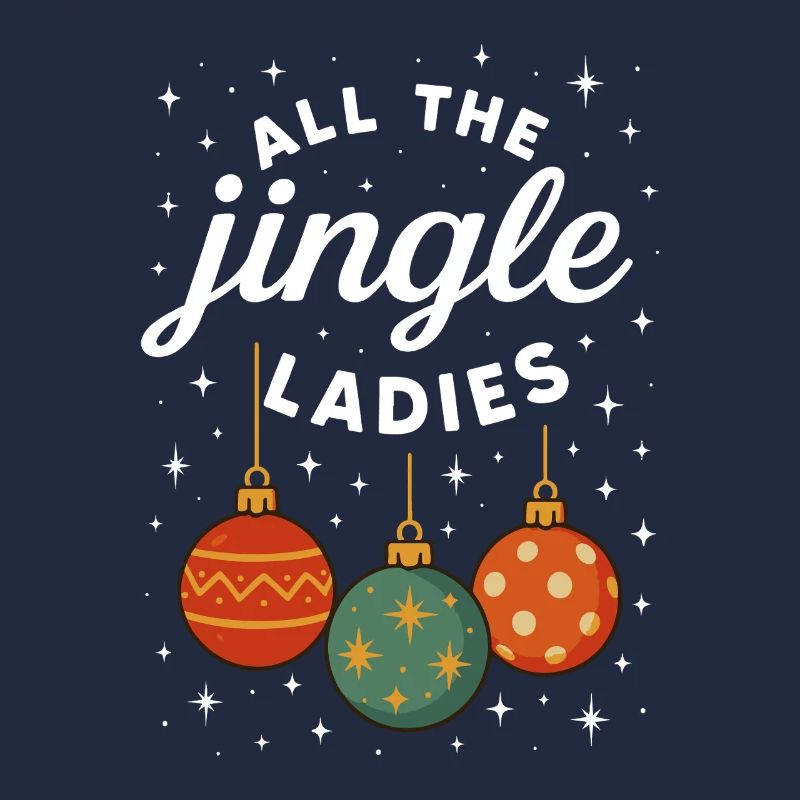 Tous les dames de jingle drôle de vacances de Noël