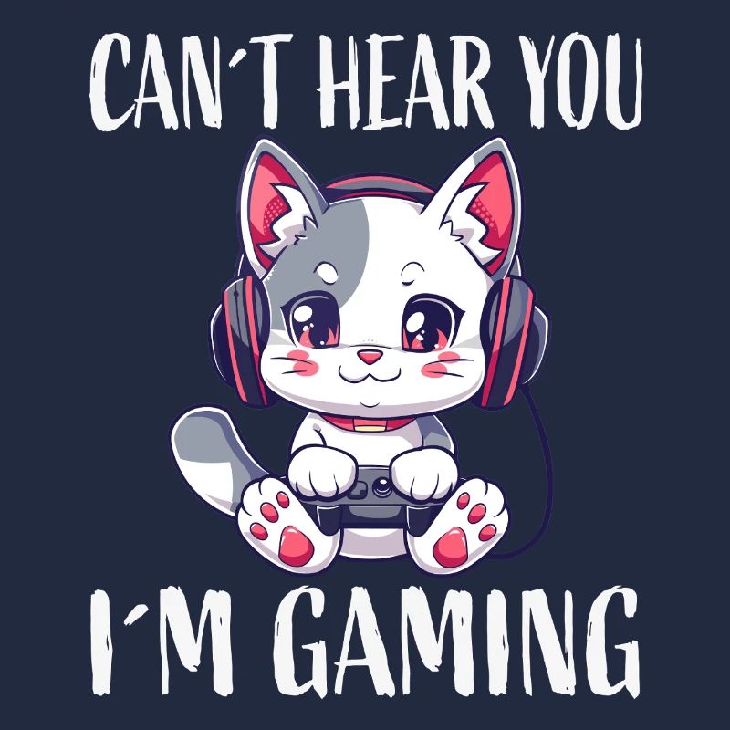 Gaming-Katze Kopfhörer