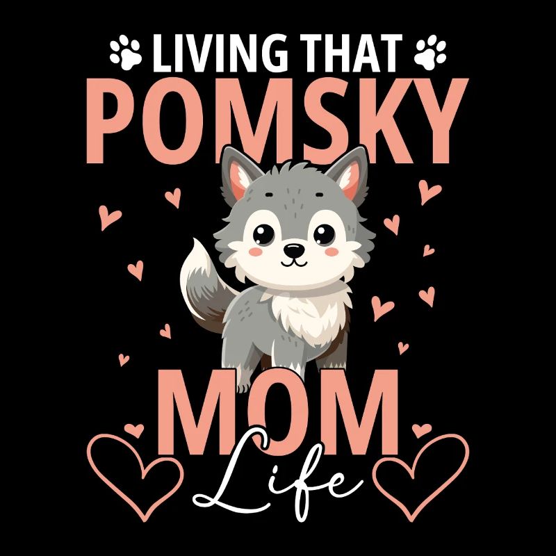 Propriétaire de Pomsky Lit de lit pour chien en peluche Pomsky