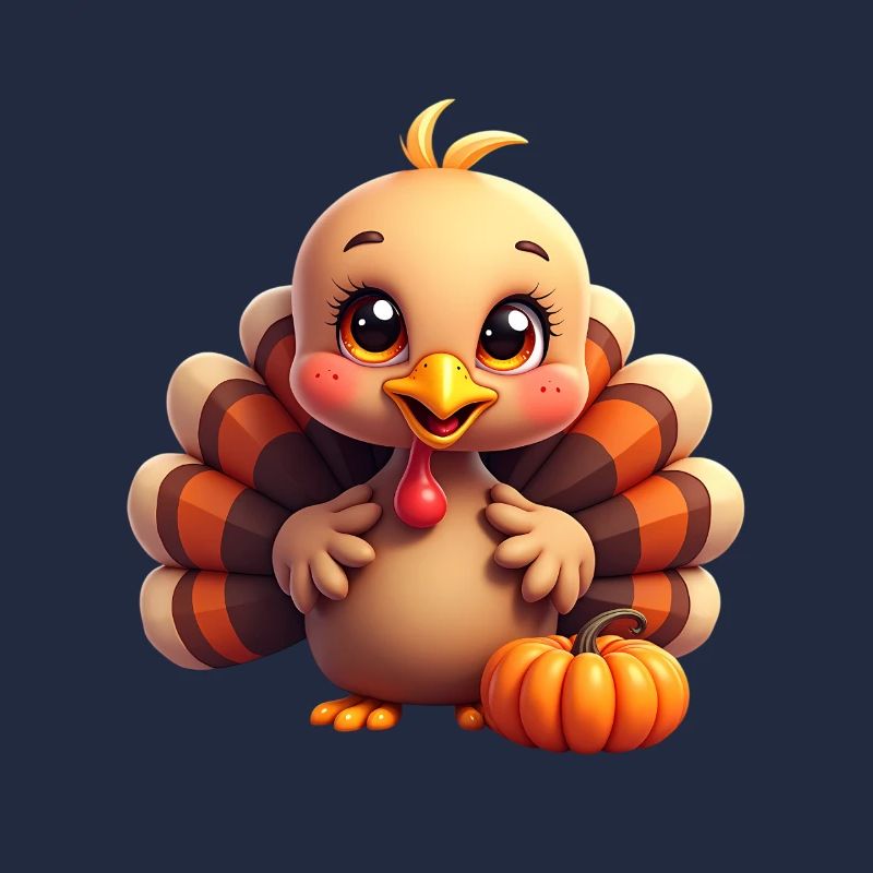 Bébé dinde de Thanksgiving
