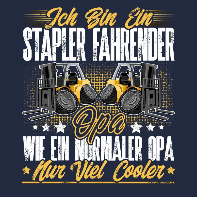 Staplerfahrer Opa