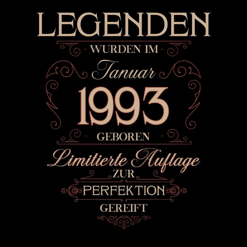 33rd Birthday Legend January 1993
